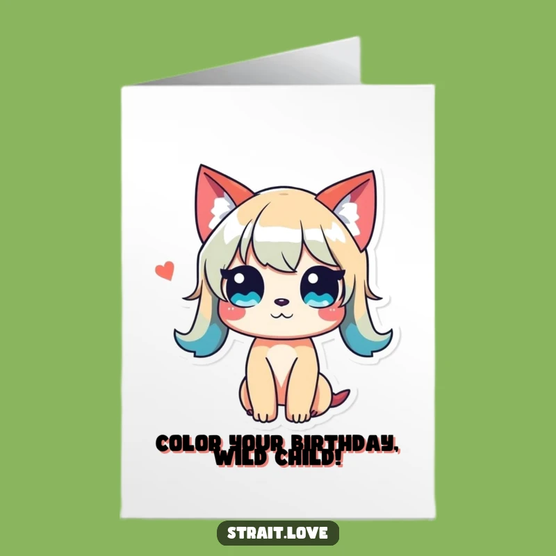 Free Printable Birthday Card: Vibrant Colors Clash for a Hilarious Downloadable Gift