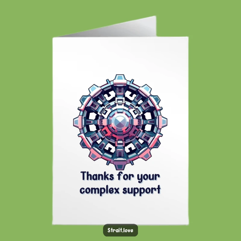 Free Printable Thank You Card: Futuristic Metallic Design as a Funny Downloadable Gift