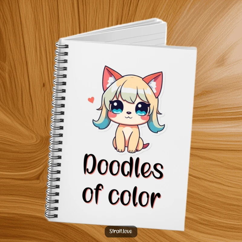 Funny Colour Clash Notebook with a vibrant, unconventional colour palette cover in a harmonious visual dialogue for creative note-taking.